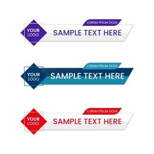 طرح لایه باز دکمه ها با محل لوگو