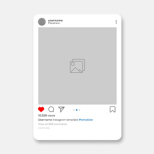 موکاپ پست اینستاگرام