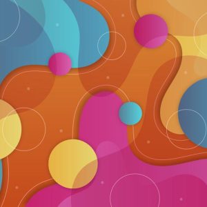 پس زمینه لایه باز رنگارنگ